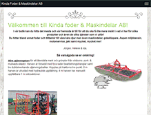 Tablet Screenshot of kindafoder.se